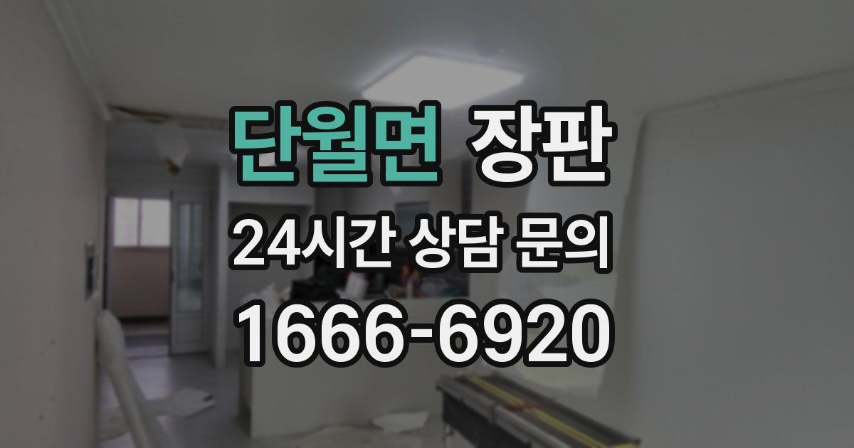 단월면 장판