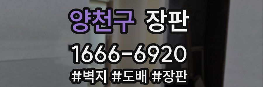 양천구 장판