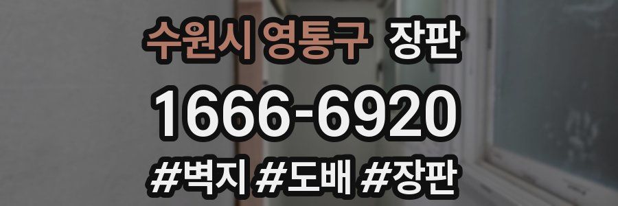 수원시 영통구 장판