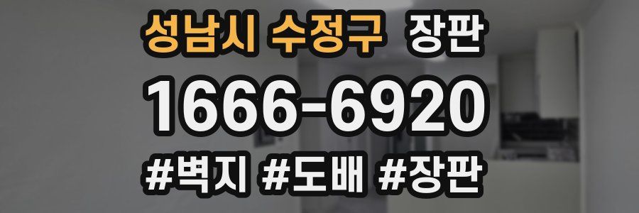 성남시 수정구 장판