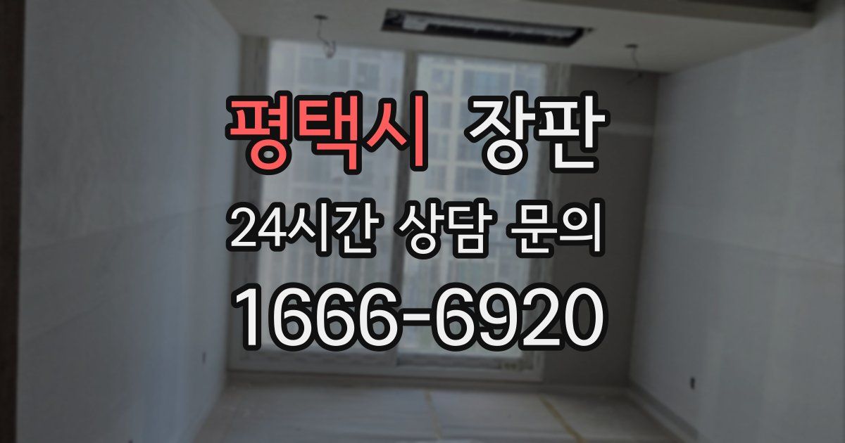 평택시 장판