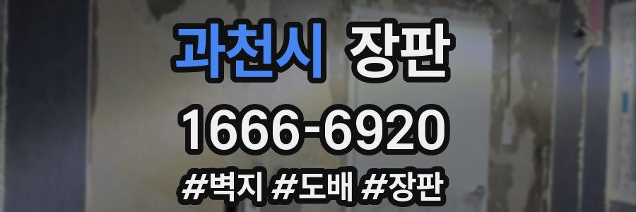 과천시 장판