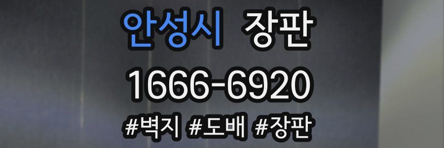 안성시 장판