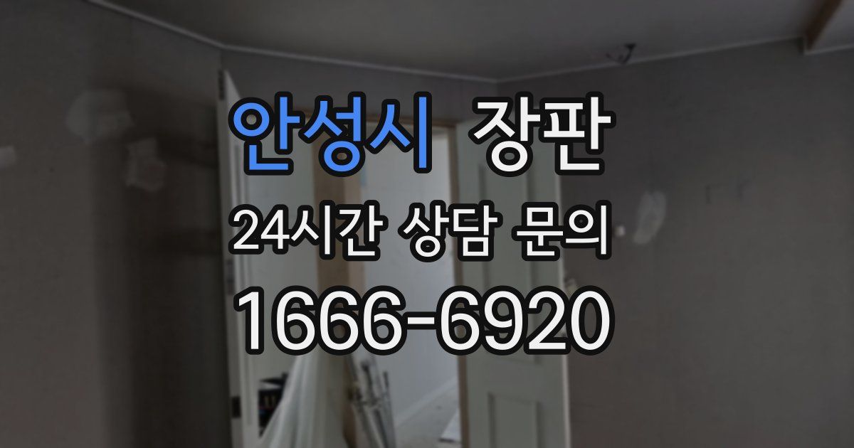 안성시 장판