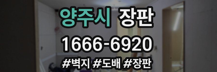 양주시 장판