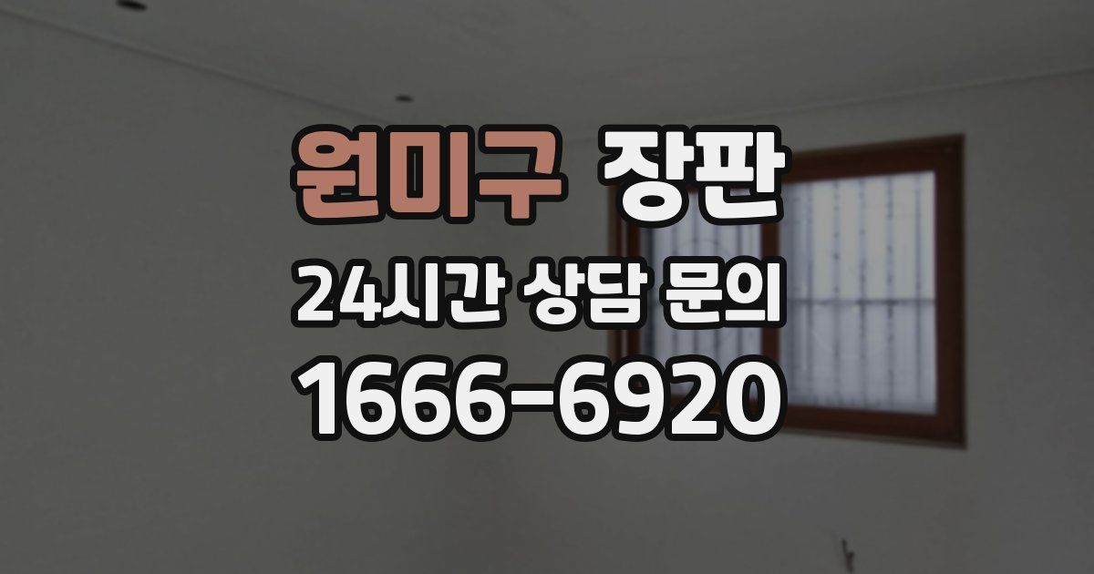 원미구 장판