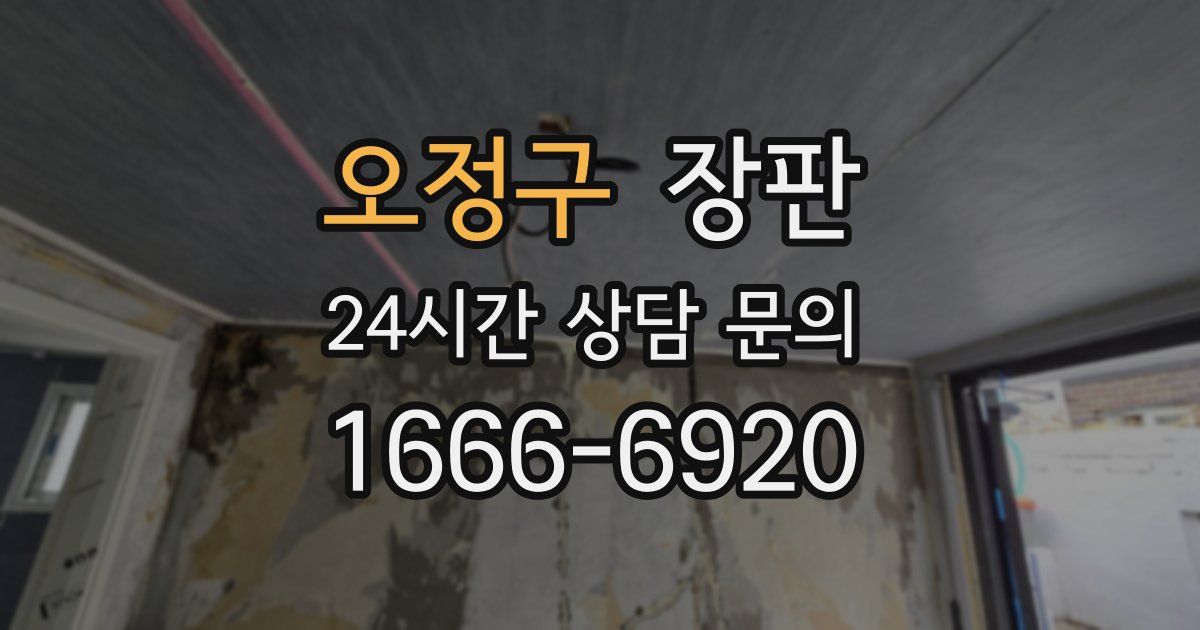 오정구 장판