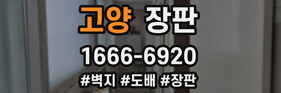 고양 장판