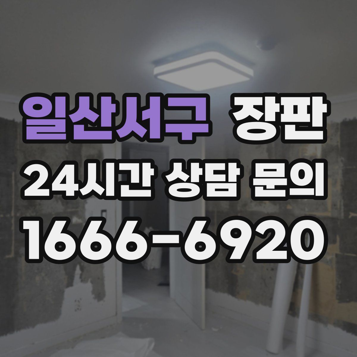 일산서구 장판