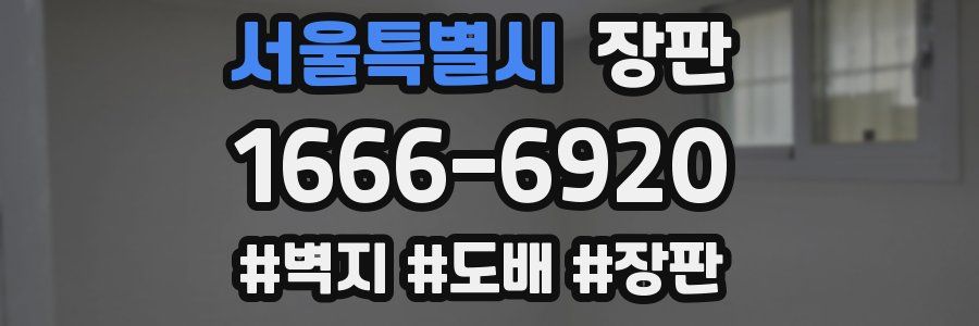 서울특별시 장판