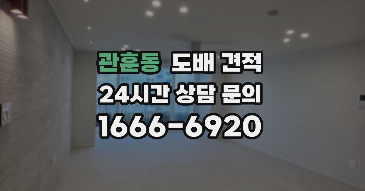 관훈동 도배 견적