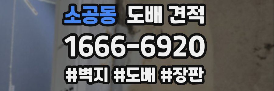 소공동 도배 견적