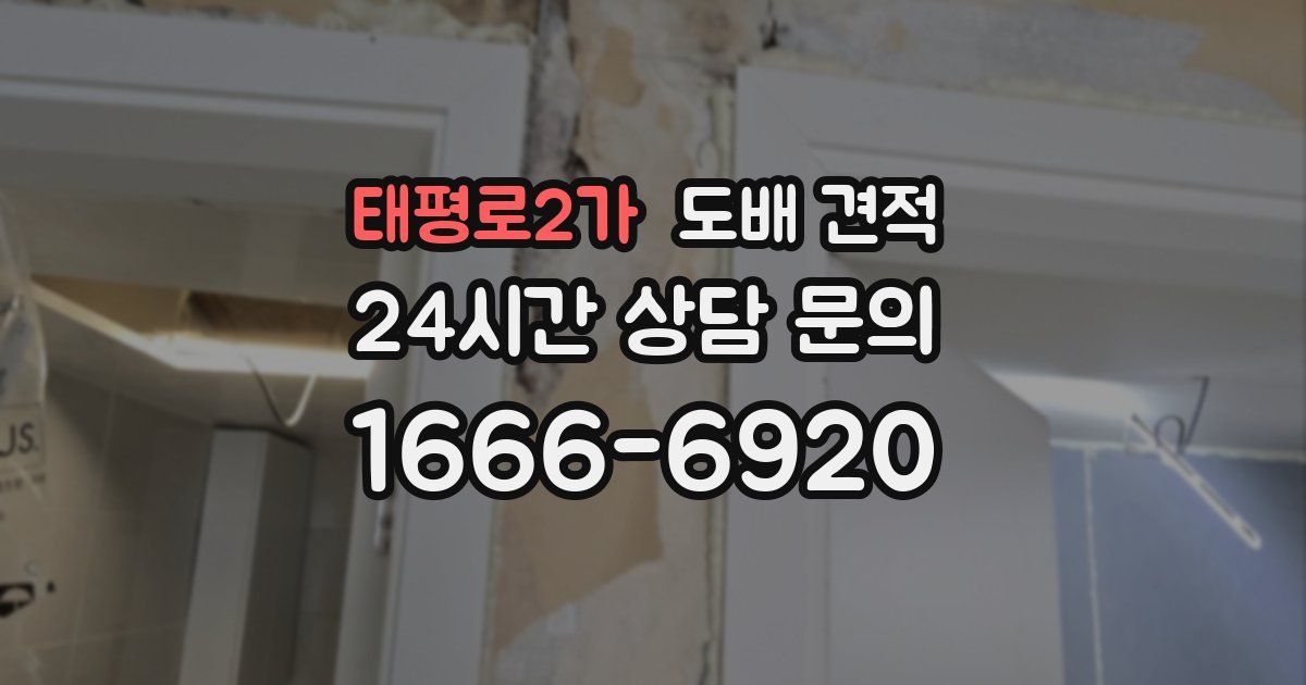 태평로2가 도배 견적