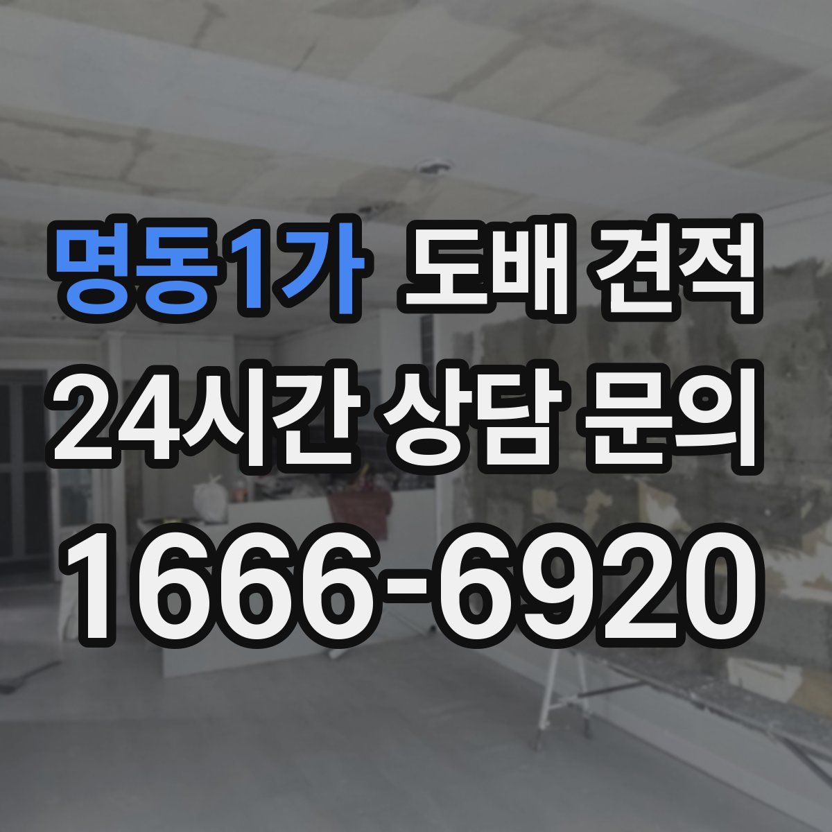 명동1가 도배 견적