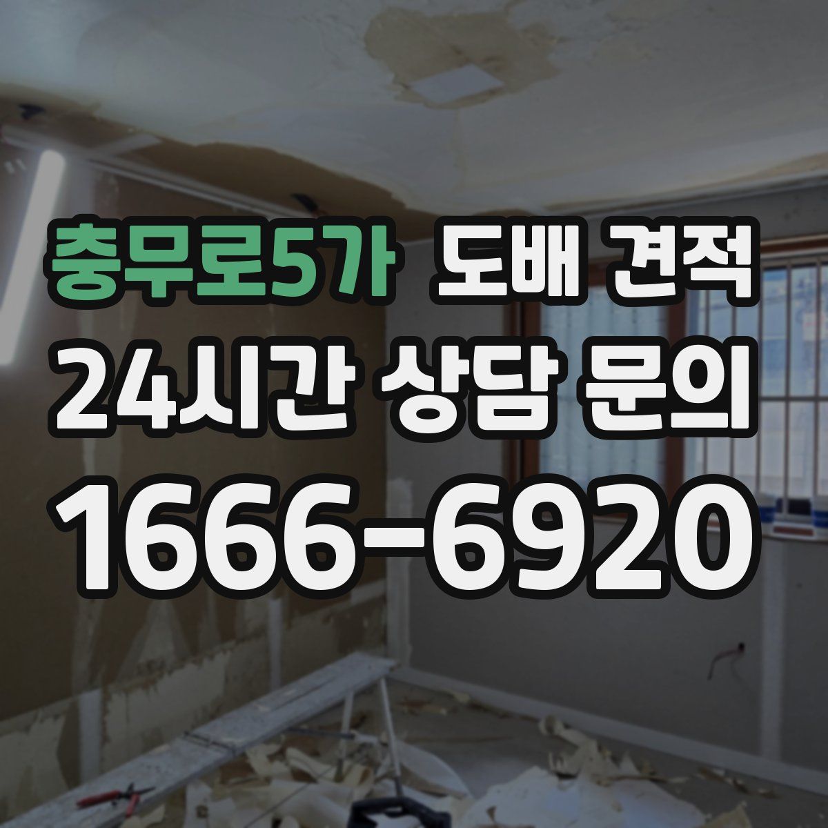 충무로5가 도배 견적