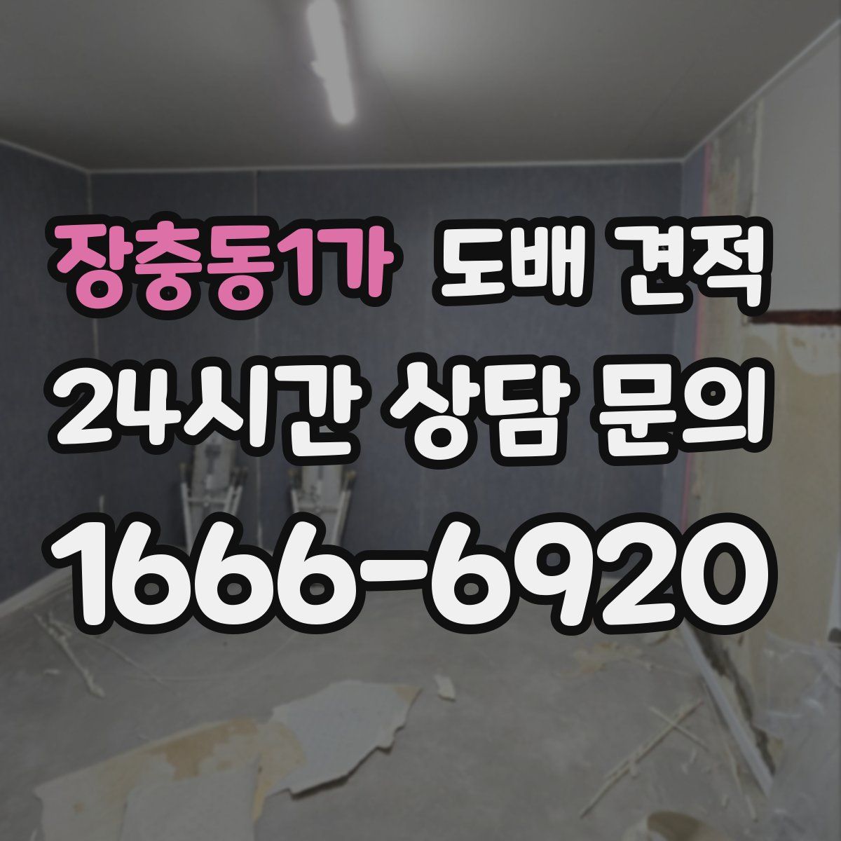 장충동1가 도배 견적