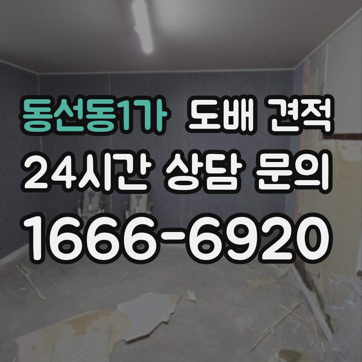 동선동1가 도배 견적