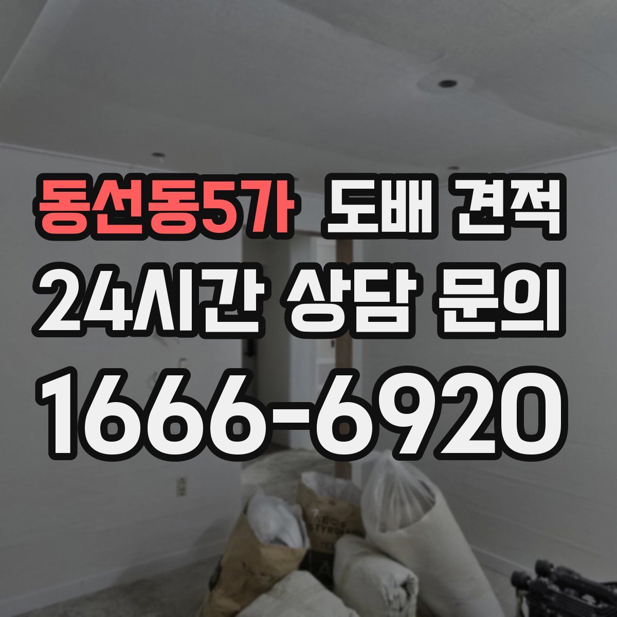 동선동5가 도배 견적