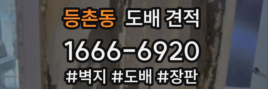 등촌동 도배 견적
