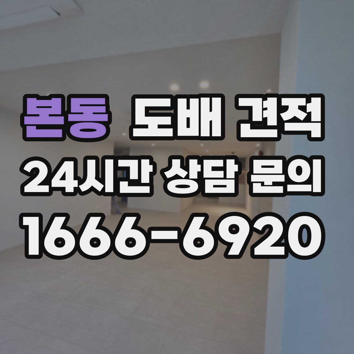 본동 도배 견적