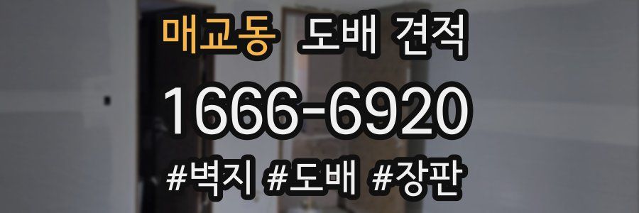 매교동 도배 견적