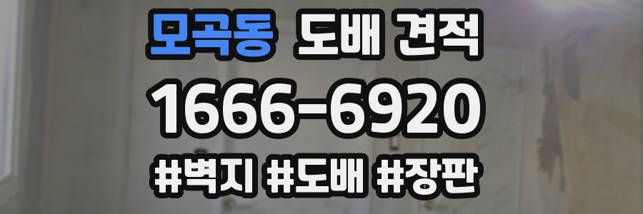 모곡동 도배 견적