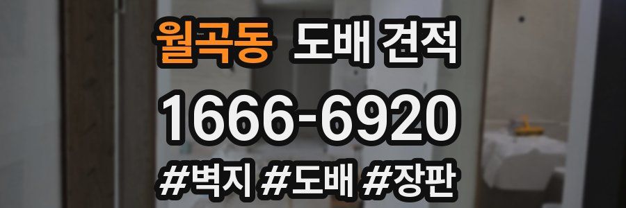 월곡동 도배 견적