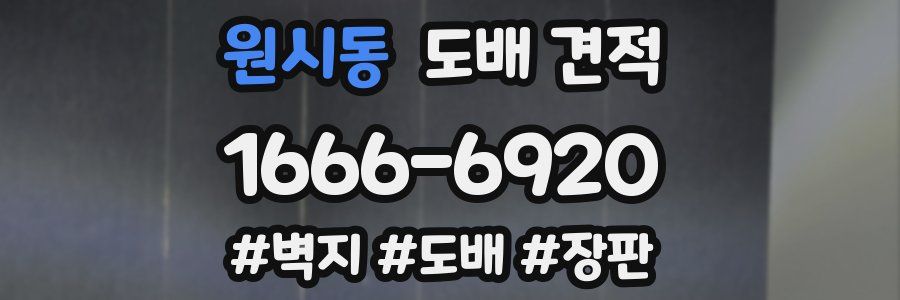 원시동 도배 견적