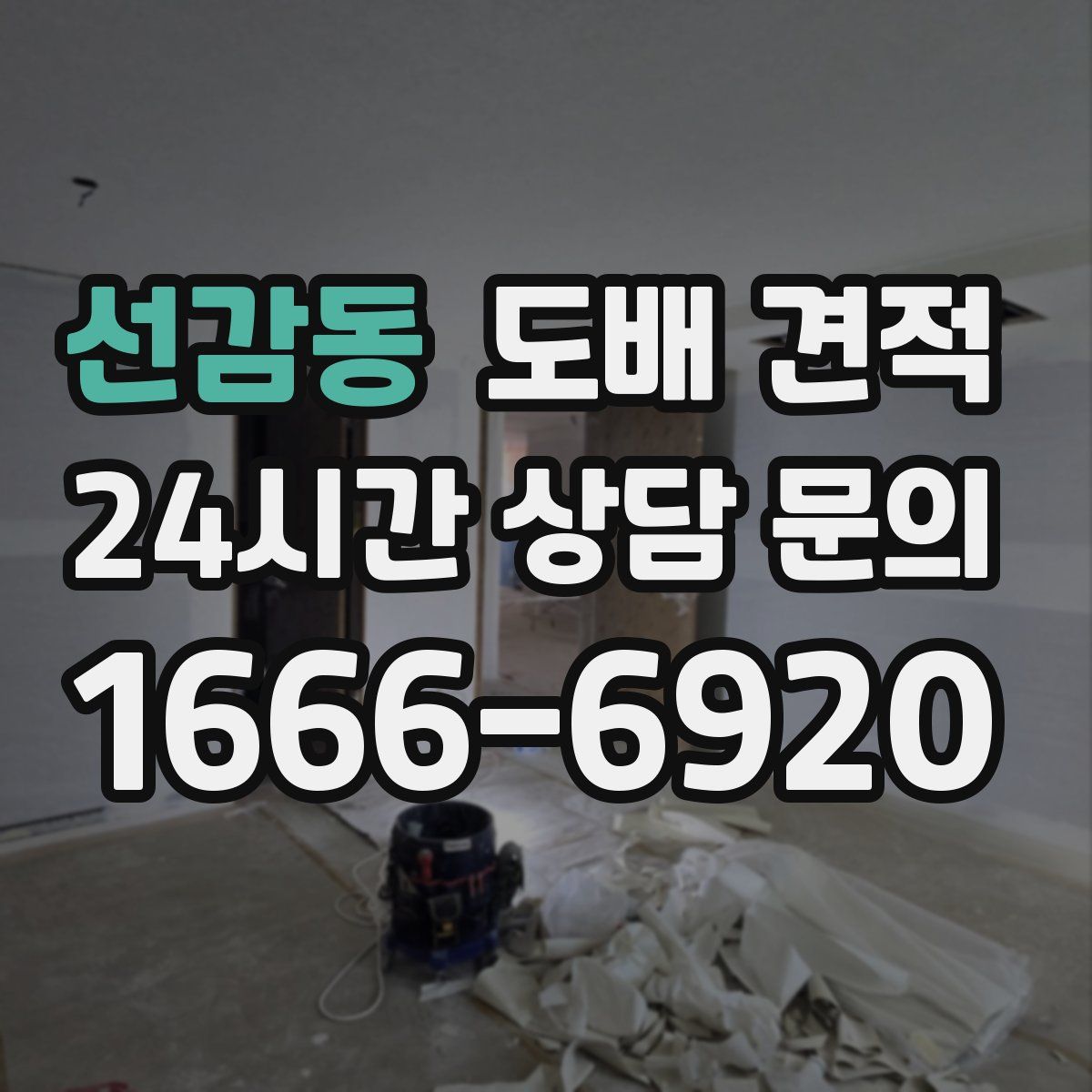 선감동 도배 견적