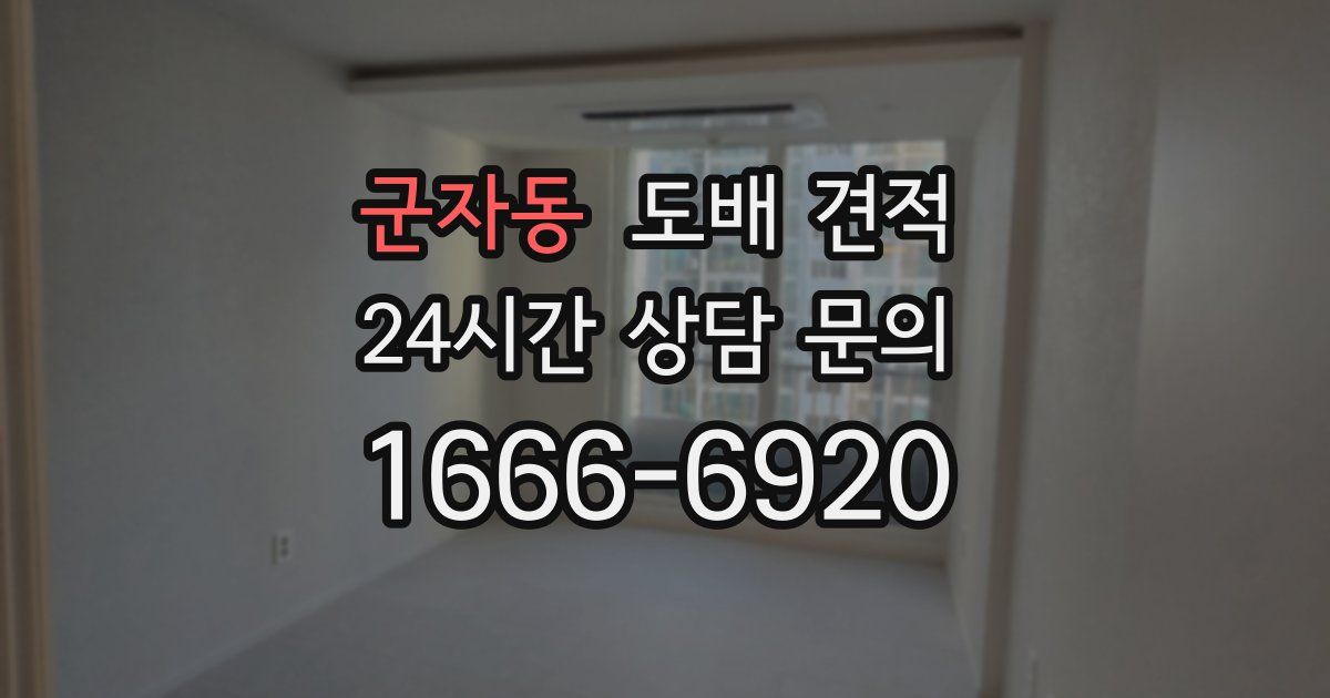 군자동 도배 견적