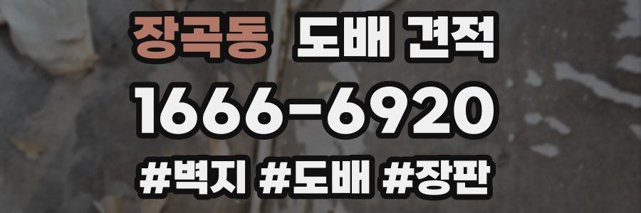 장곡동 도배 견적