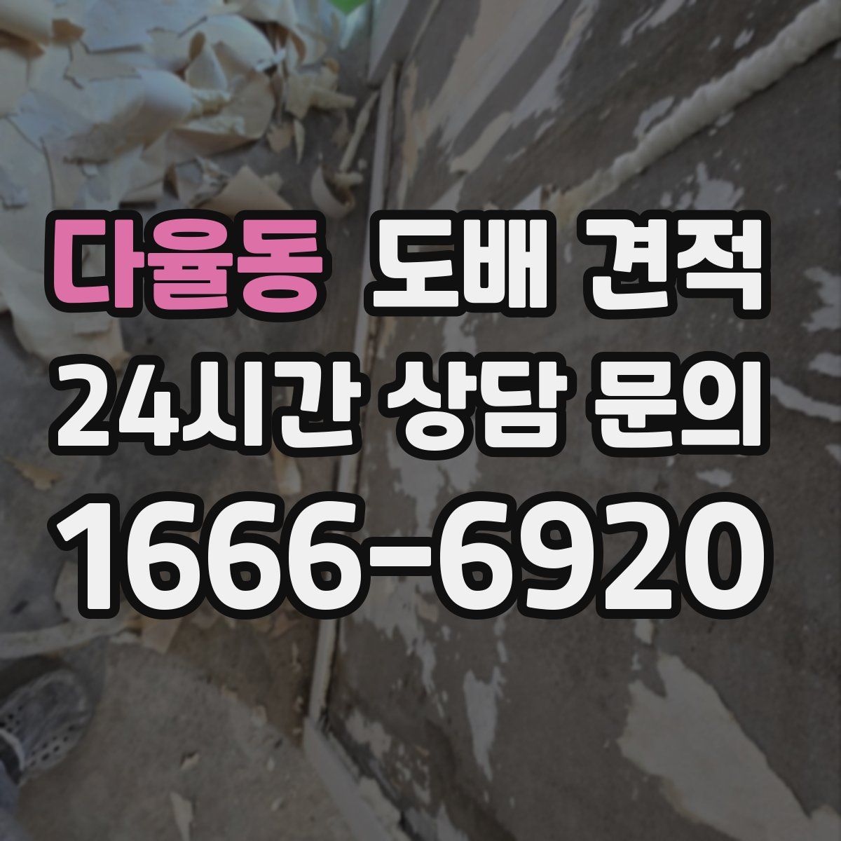 다율동 도배 견적