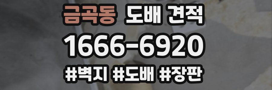 금곡동 도배 견적
