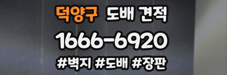 덕양구 도배 견적
