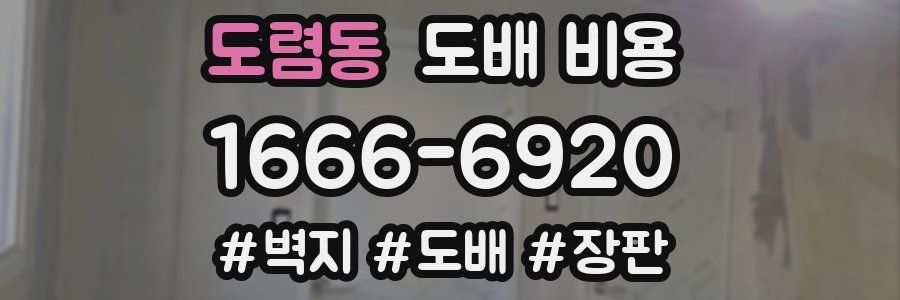 도렴동 도배 비용