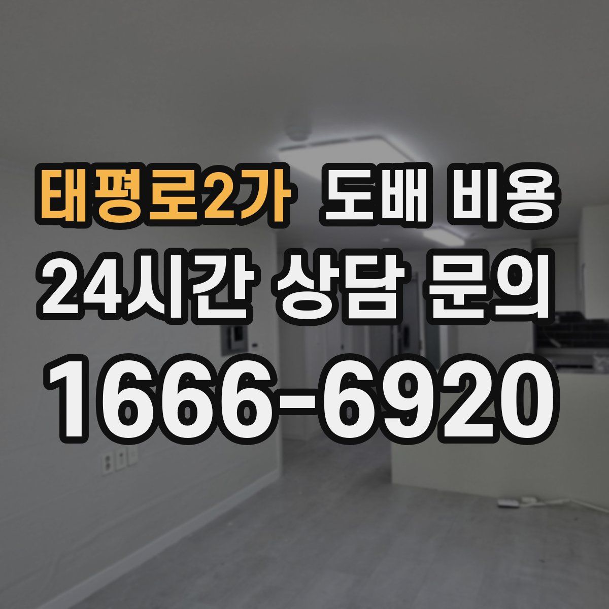 태평로2가 도배 비용
