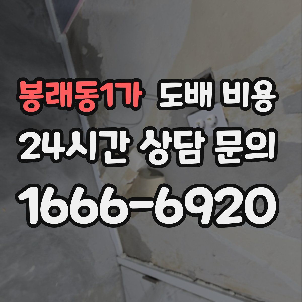 봉래동1가 도배 비용