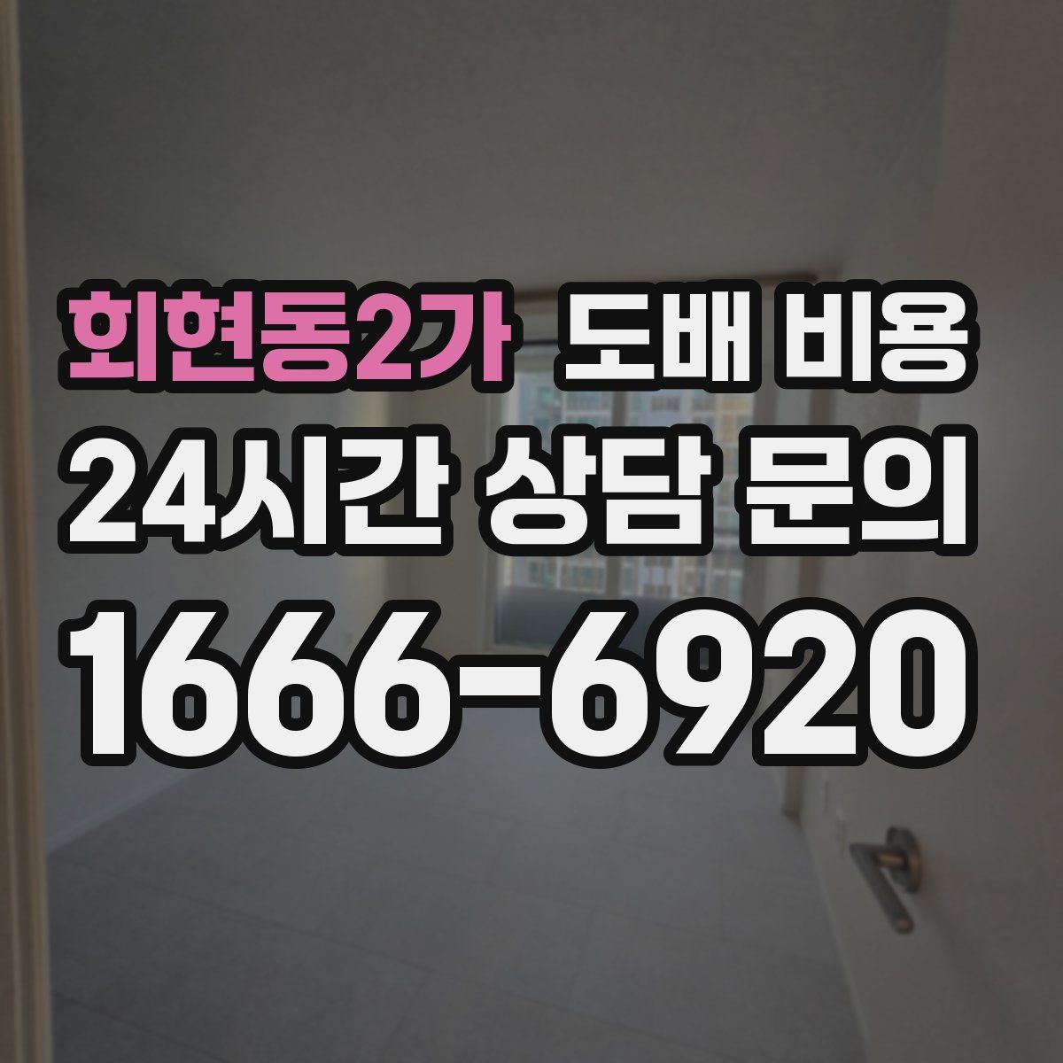 회현동2가 도배 비용