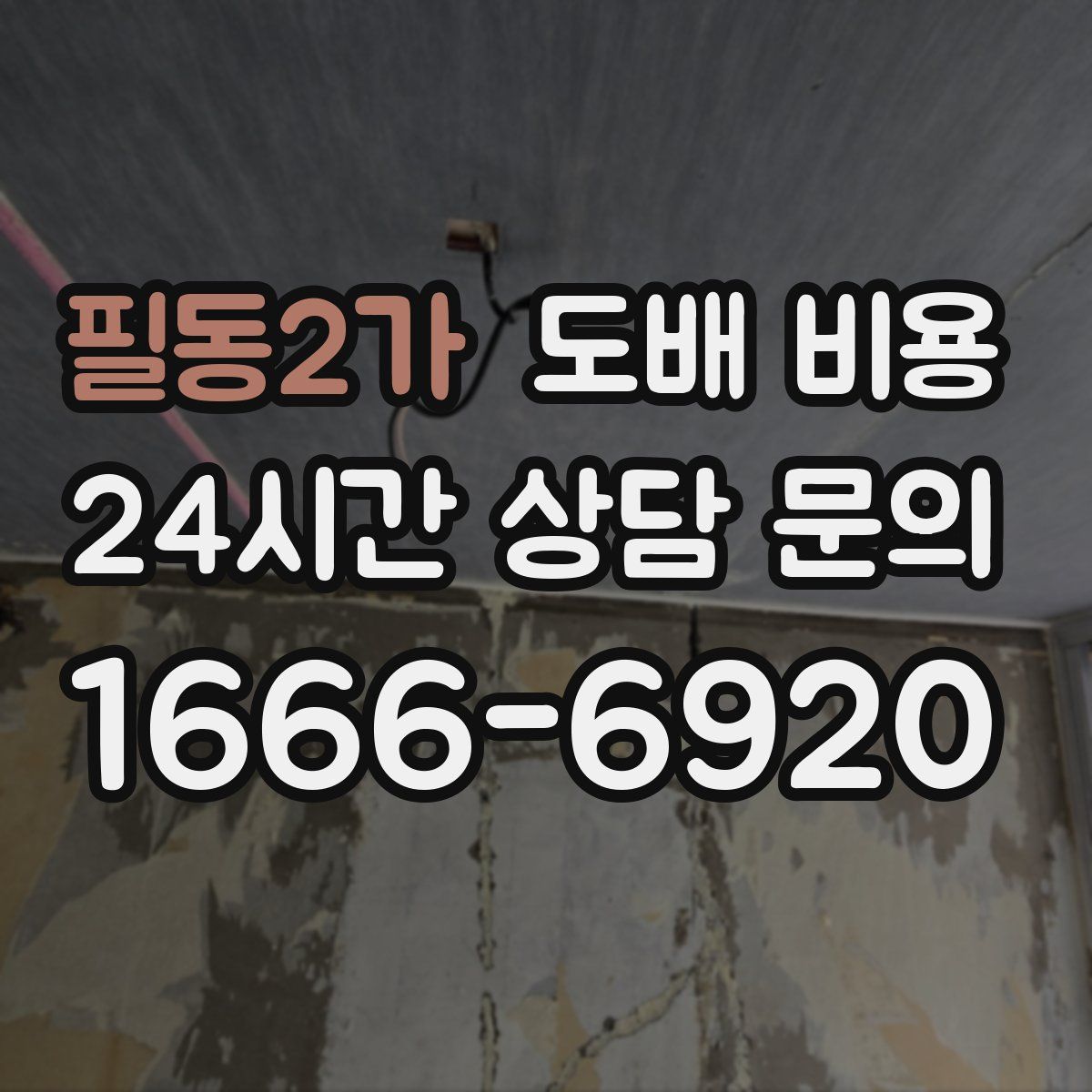필동2가 도배 비용