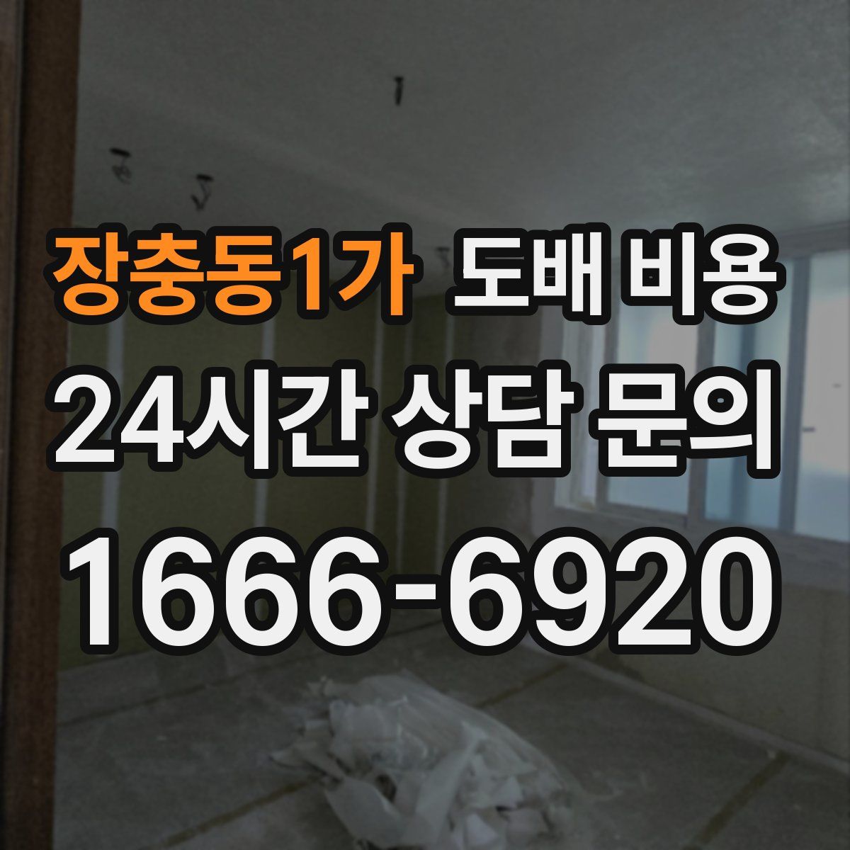 장충동1가 도배 비용