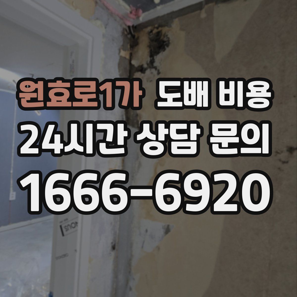 원효로1가 도배 비용