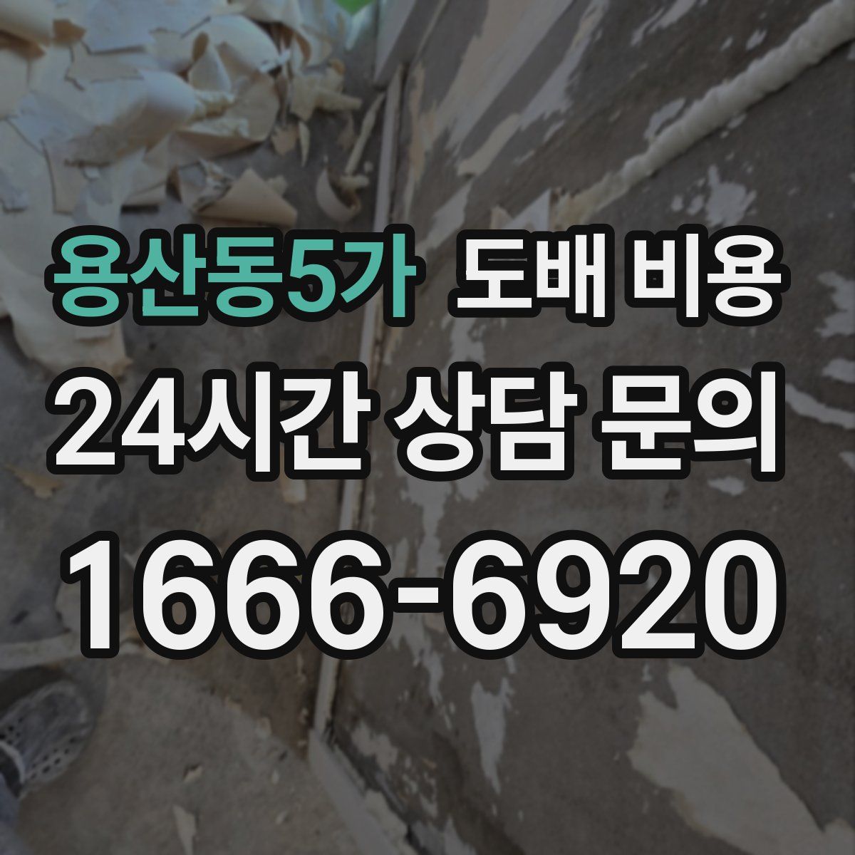 용산동5가 도배 비용