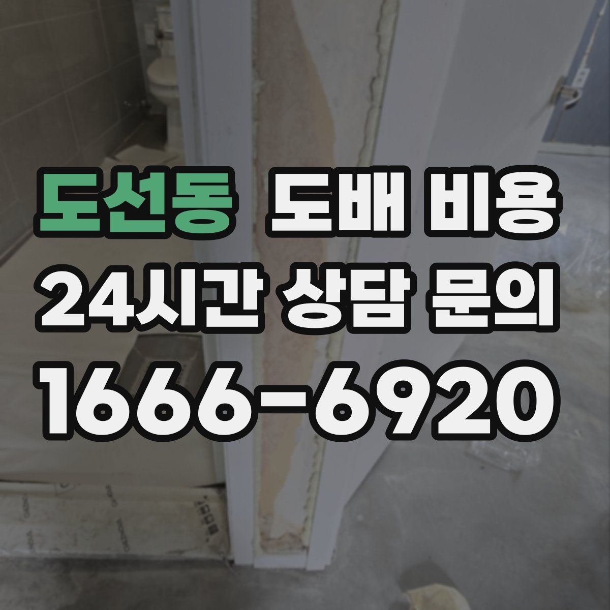 도선동 도배 비용