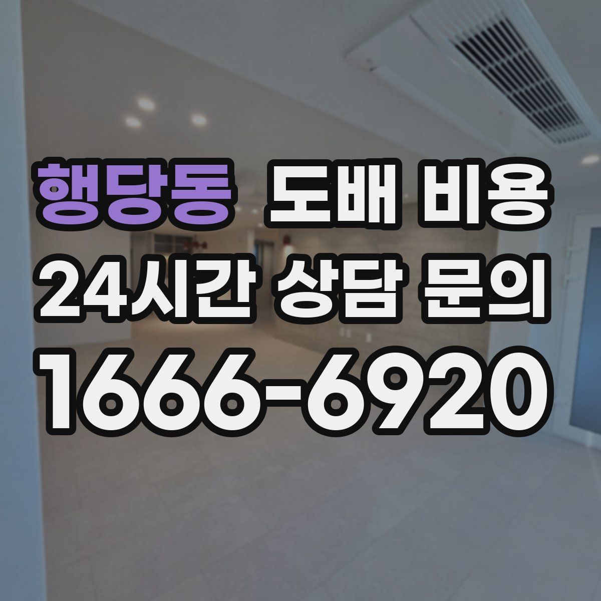 행당동 도배 비용
