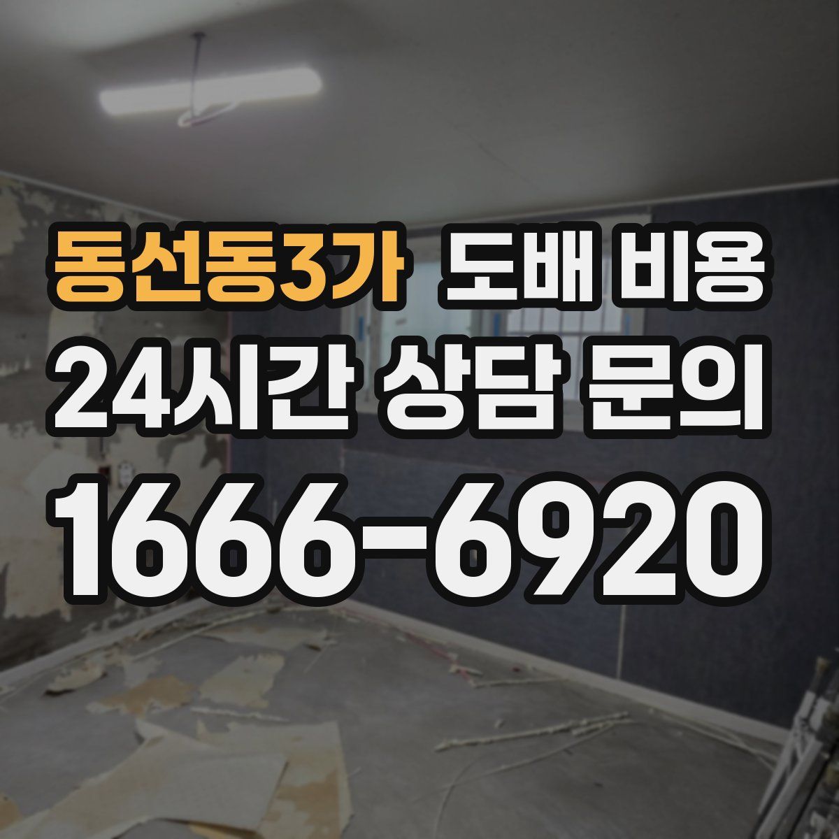 동선동3가 도배 비용