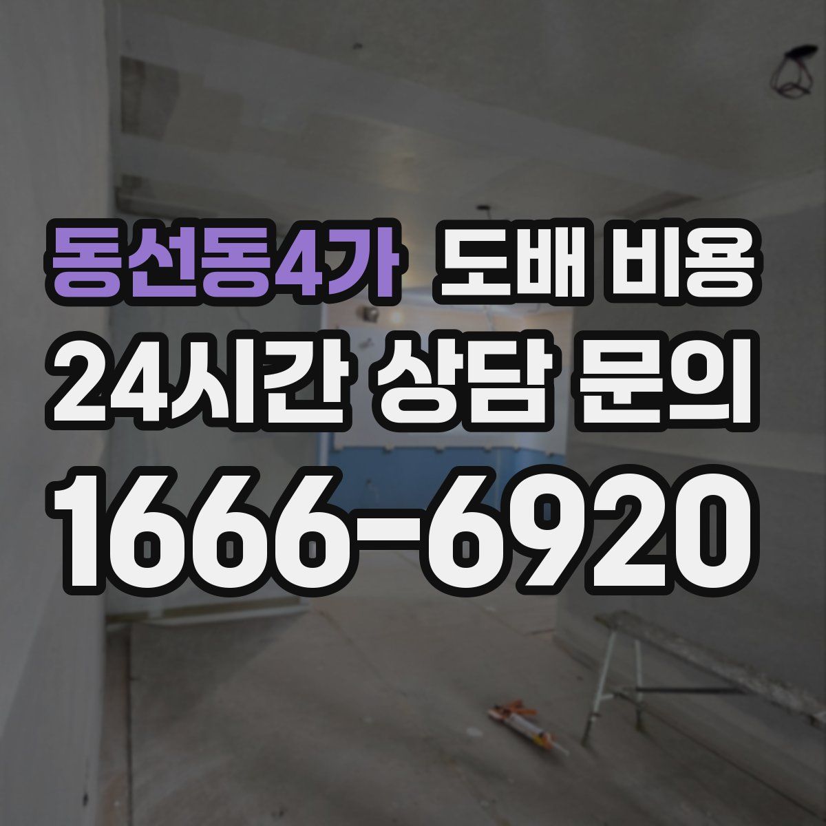 동선동4가 도배 비용