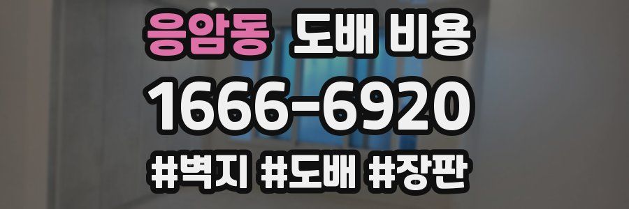 응암동 도배 비용