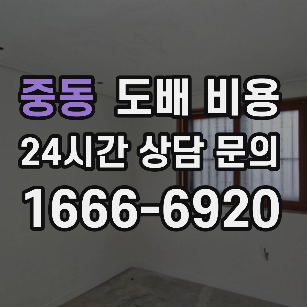중동 도배 비용