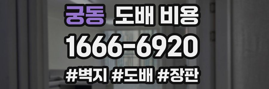 궁동 도배 비용