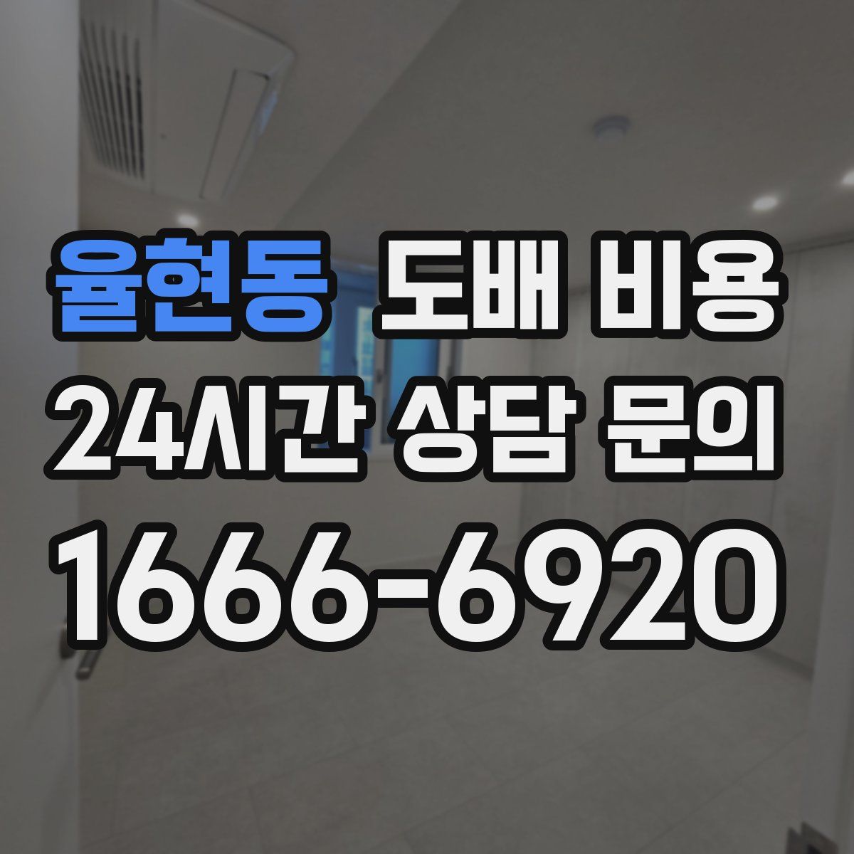 율현동 도배 비용